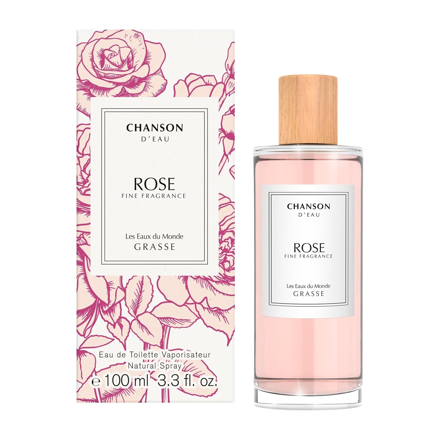 Chanson D'eau Rose Les Eaux Du Monde EDT For Women - 100ml - Bloom Pharmacy