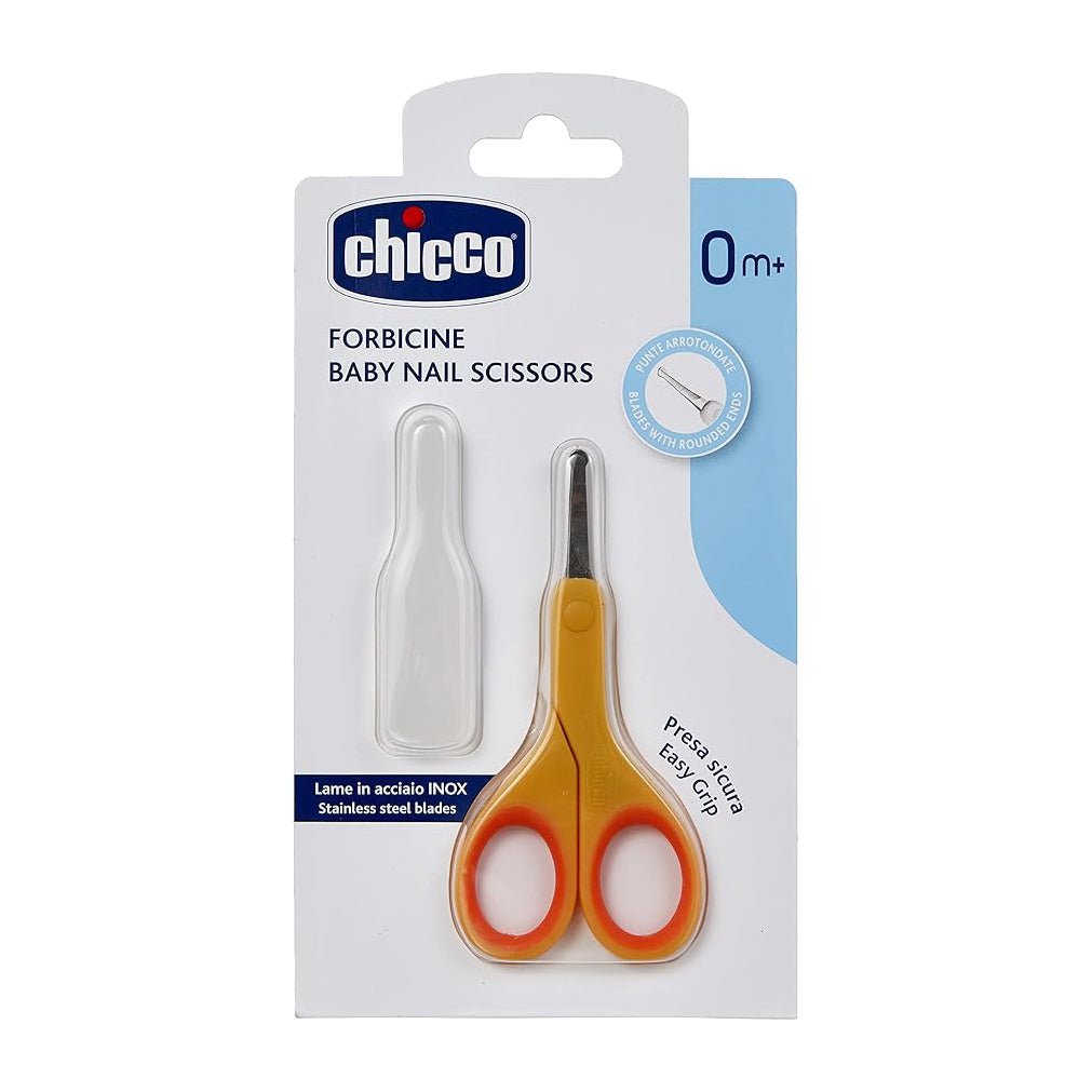 Chicco Baby Nail Scissors 0m+ - Yellow - Bloom Pharmacy