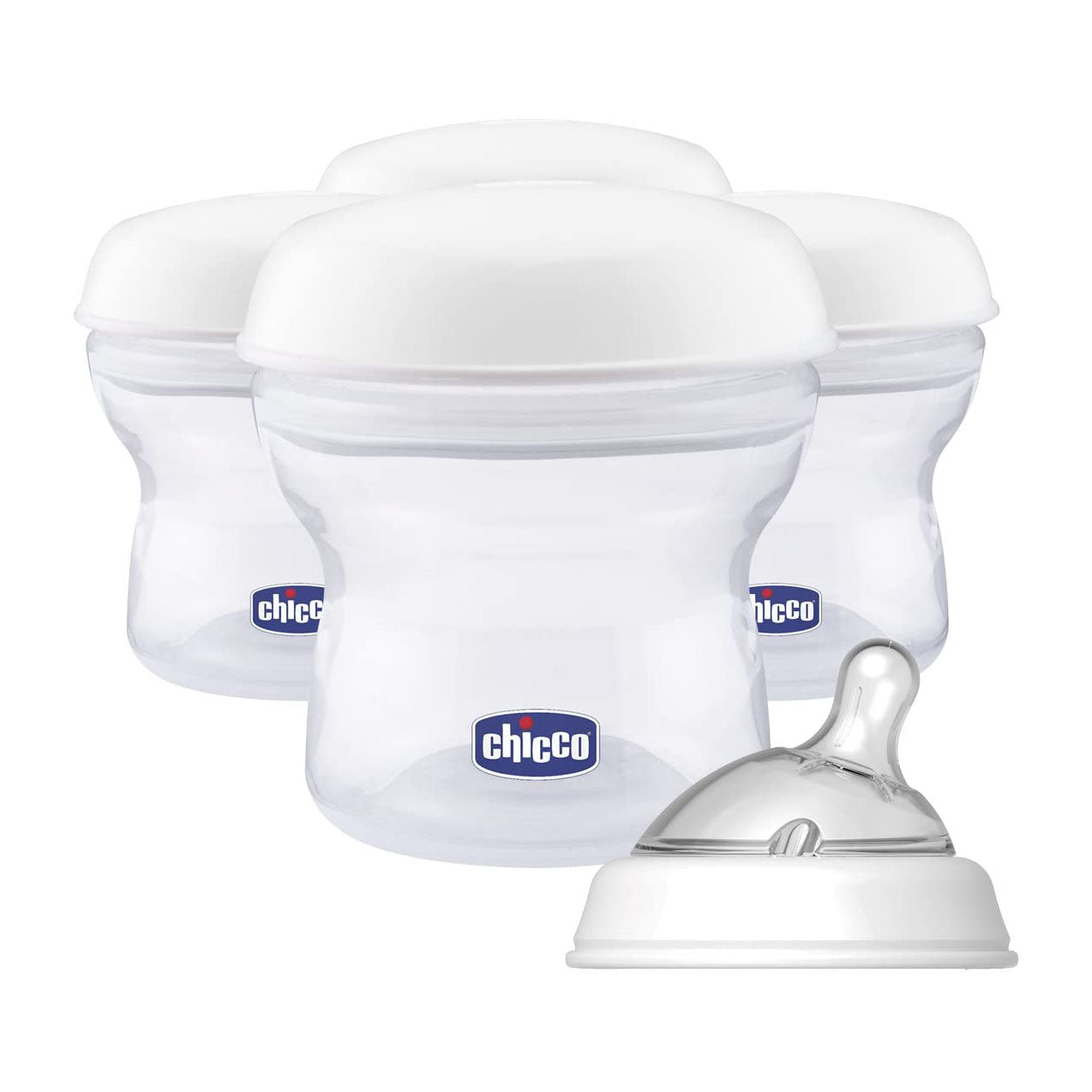 Chicco Natural Feeling Milk Container 150ml - 4 Pcs - Bloom Pharmacy