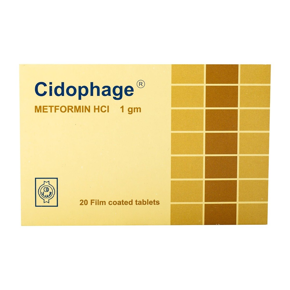 Cidophage 1 gm - 20 Tablets - Bloom Pharmacy