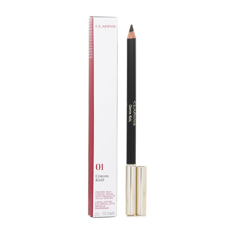 Clarins Crayon Khôl Eye Pencil - 01 Carbon Black - Bloom Pharmacy