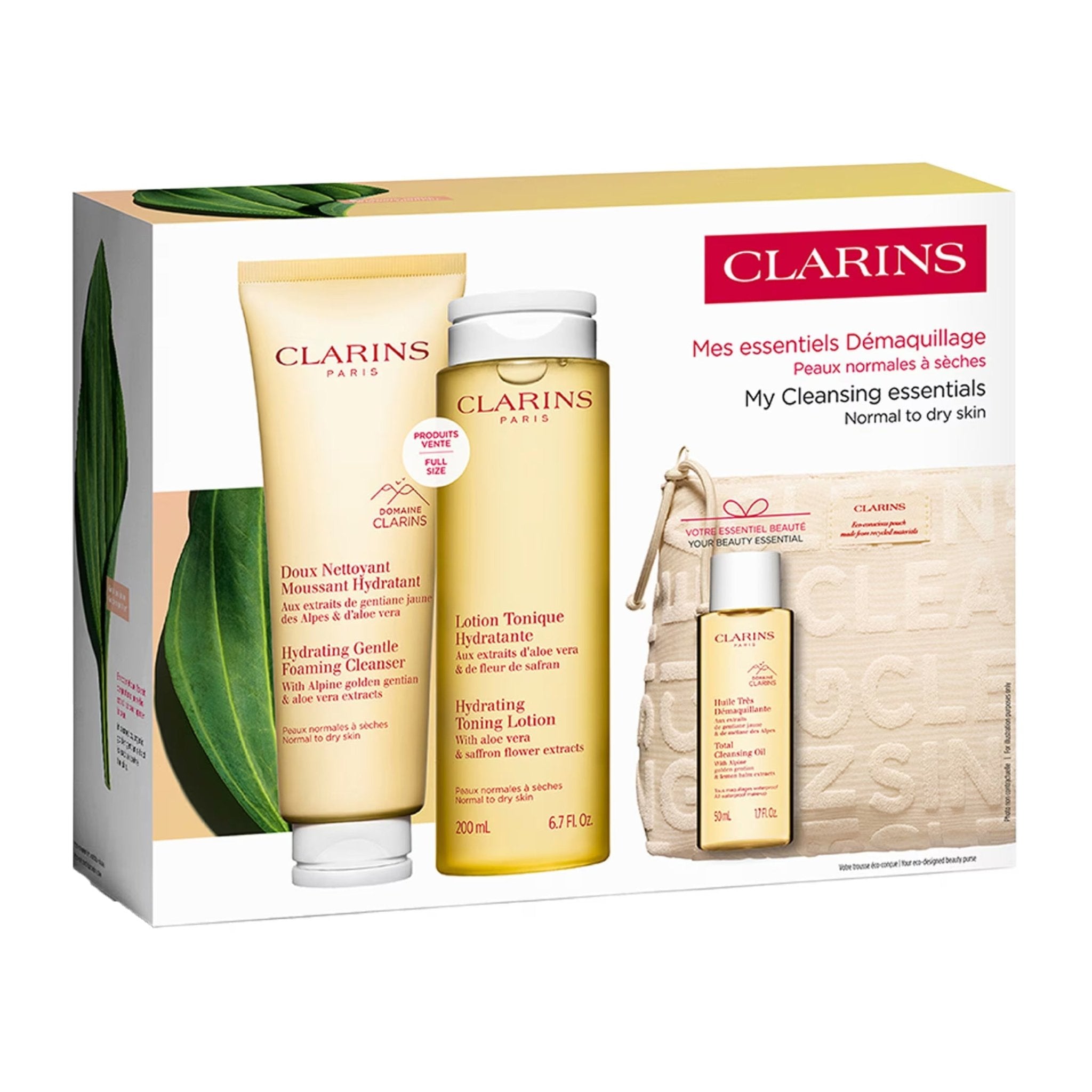 Clarins Set Cleansing Essentials For Sensitive Skin Gift Set - Bloom Pharmacy