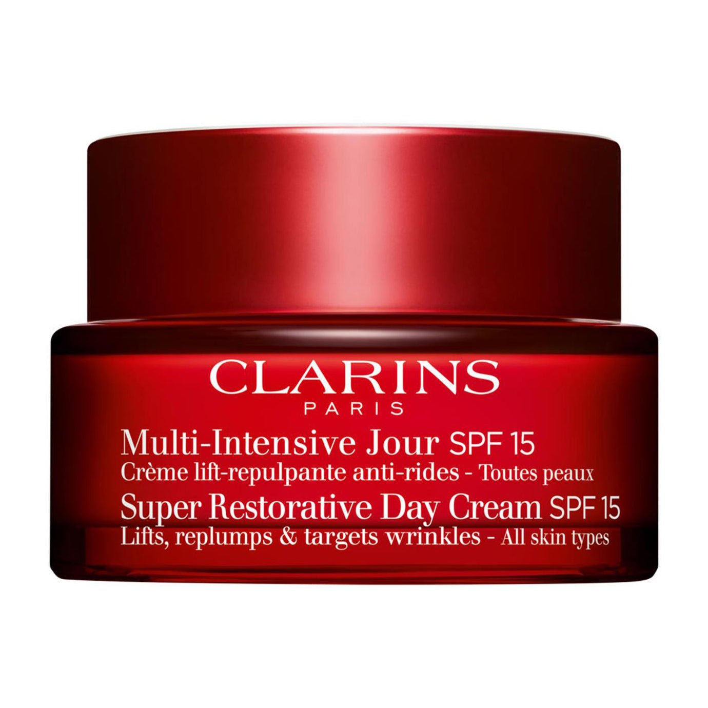 Clarins Super Restorative Day Cream SPF 15 For All Skin Tyeps - 50ml - Bloom Pharmacy