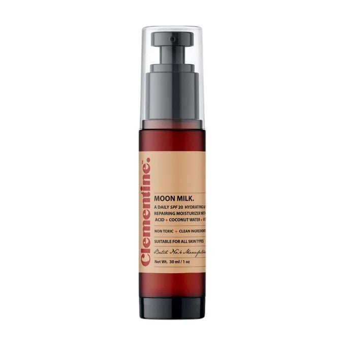 Clementine Moon Milk SPF20 Skin Perfecting Moisturizer - 30ml - Bloom Pharmacy