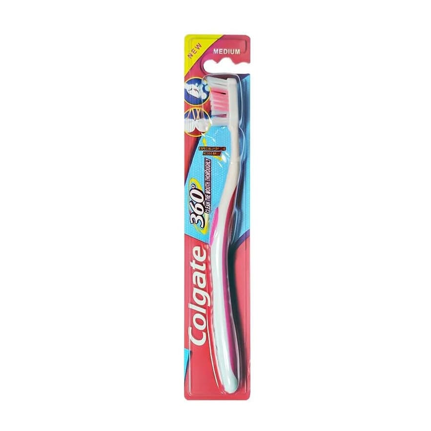 Colgate 360 Clean The Mouth Thoroughly Toothbrush - Medium - Bloom Pharmacy
