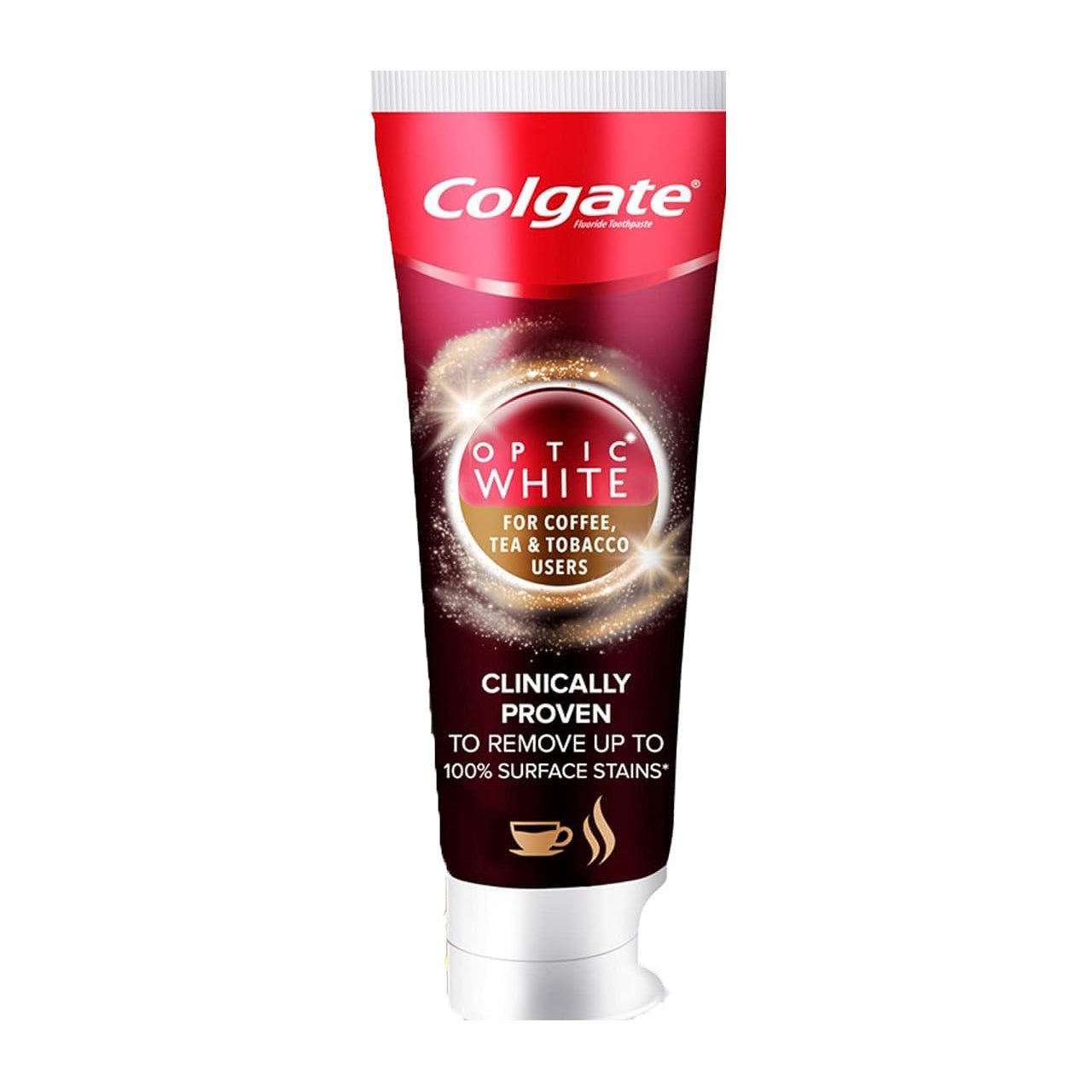 Colgate Optic White For Coffee Tea & Tobacco Users Toothpaste - 75ml - Bloom Pharmacy