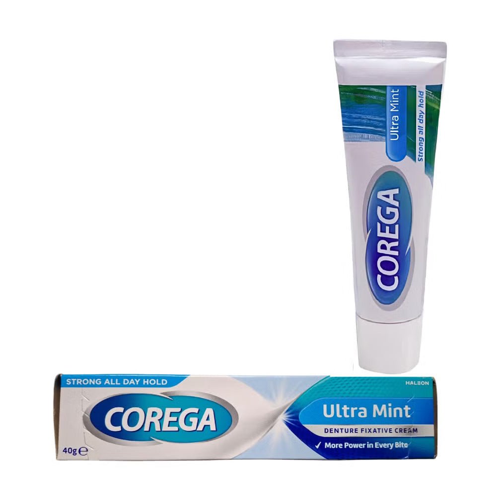 Corega Ultra Mint Denture Fixative Cream - 40gm - Bloom Pharmacy