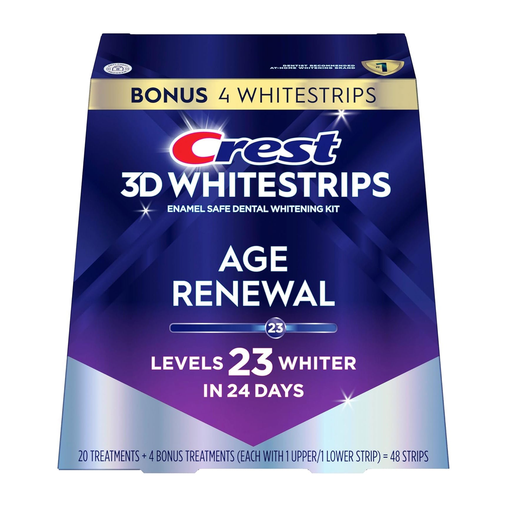Crest 3D Whitestrips Age Renewal - 48 Strips - Bloom Pharmacy