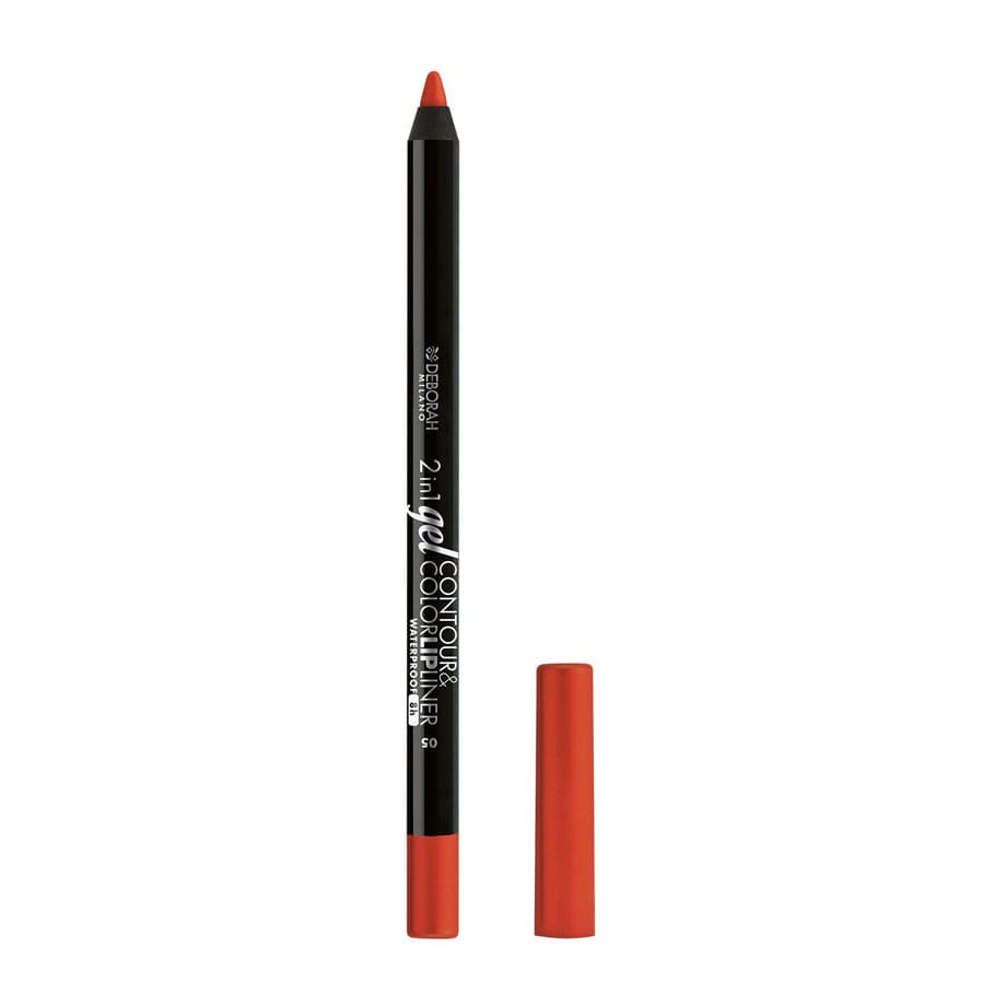 Debprah 2 In 1 Gel Contour & Color Lip Liner Pencil - 1.3gm - Bloom Pharmacy
