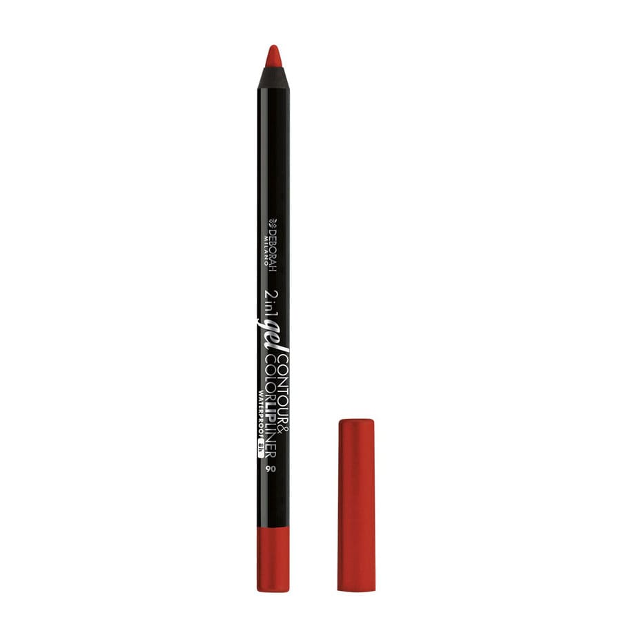 Debprah 2 In 1 Gel Contour & Color Lip Liner Pencil - 1.3gm - Bloom Pharmacy
