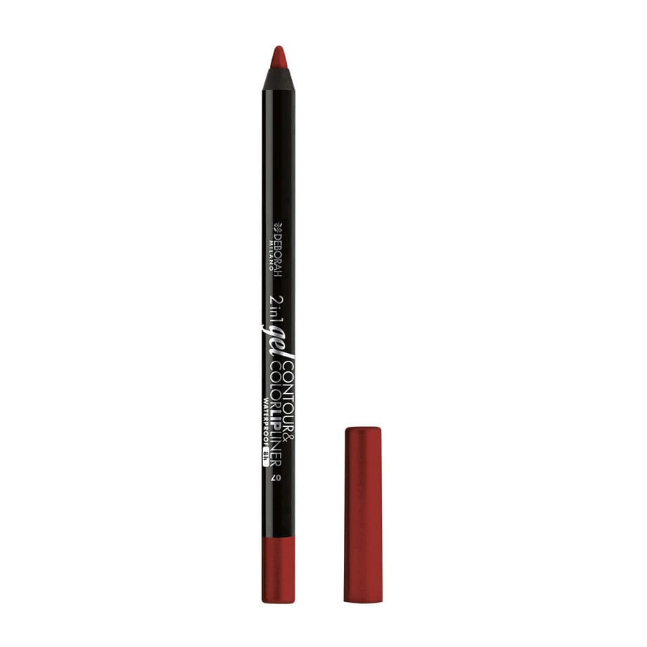 Debprah 2 In 1 Gel Contour & Color Lip Liner Pencil - 1.3gm - Bloom Pharmacy
