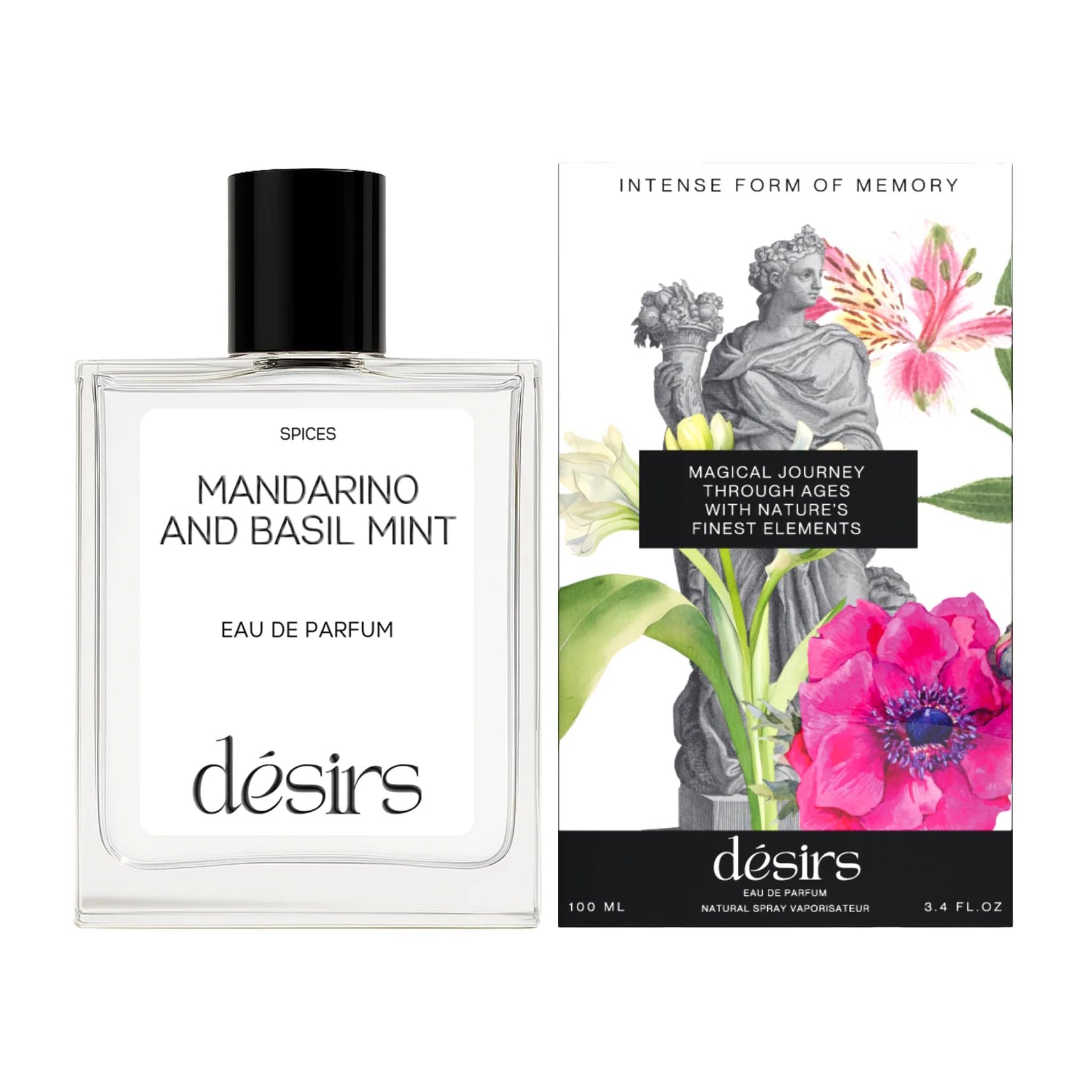 Désirs Mandarin and Basil Mint EDP Unisex - 100ml - Bloom Pharmacy