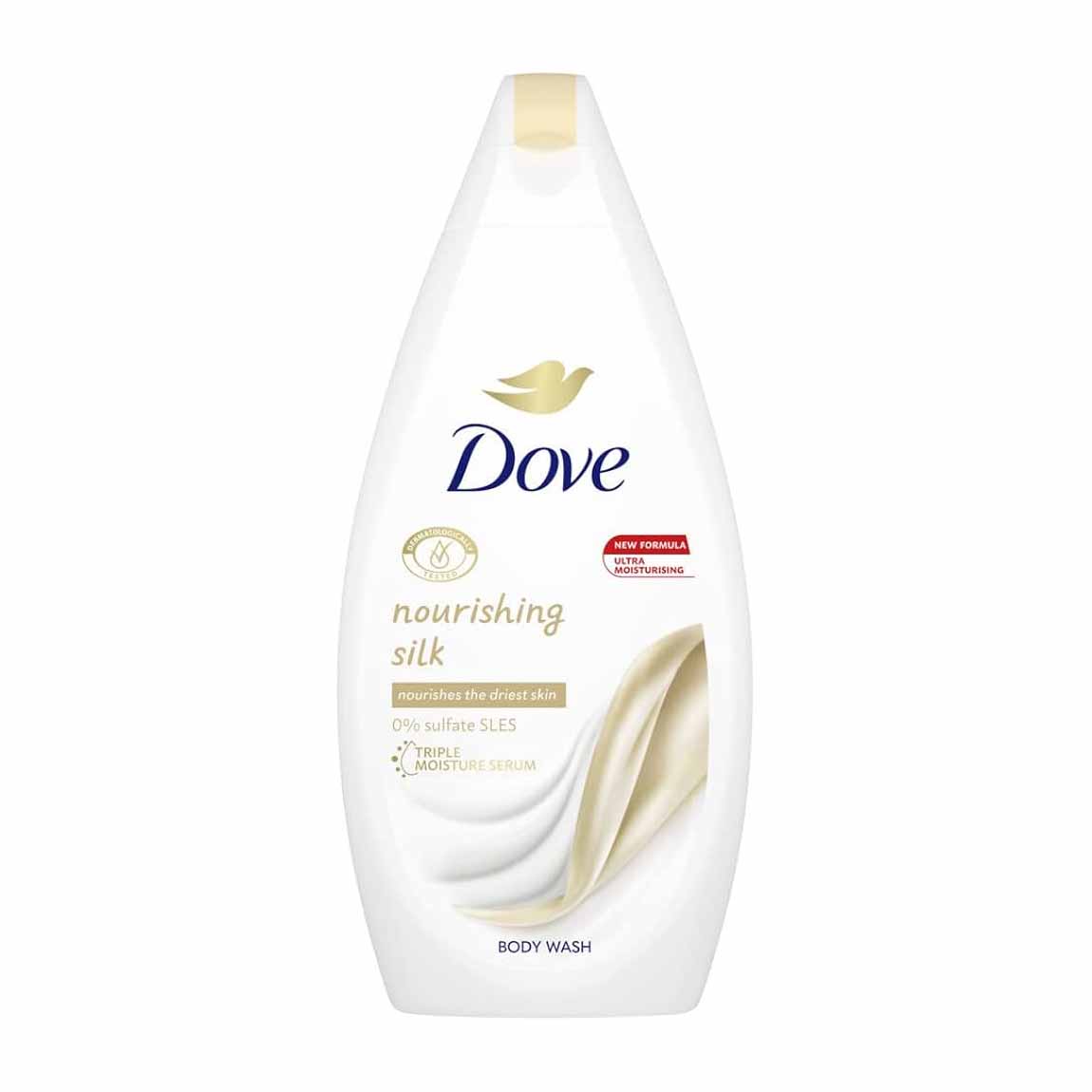 Dove Nourishing Silk Body Wash - 500ml - Bloom Pharmacy