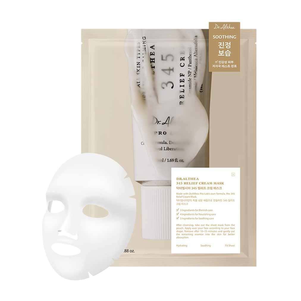 Dr. Althea 345 Relief Cream Mask - 1 Sheet Mask - Bloom Pharmacy