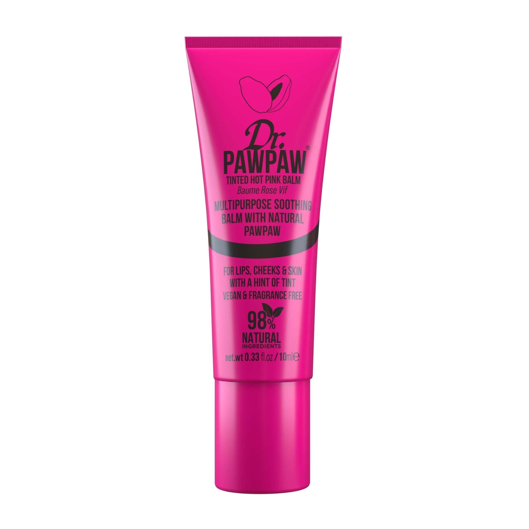 Dr. Paw Paw Tinted Hot Pink Lip Balm - 10ml - Bloom Pharmacy