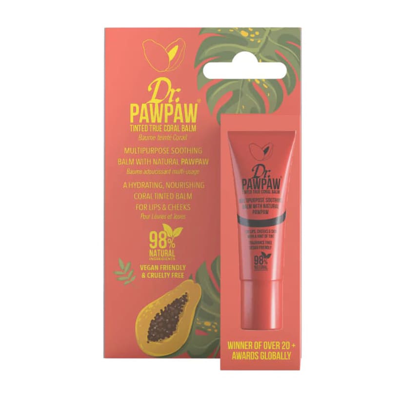 Dr.Paw Paw Tinted True Coral Lip Balm - 10ml - Bloom Pharmacy