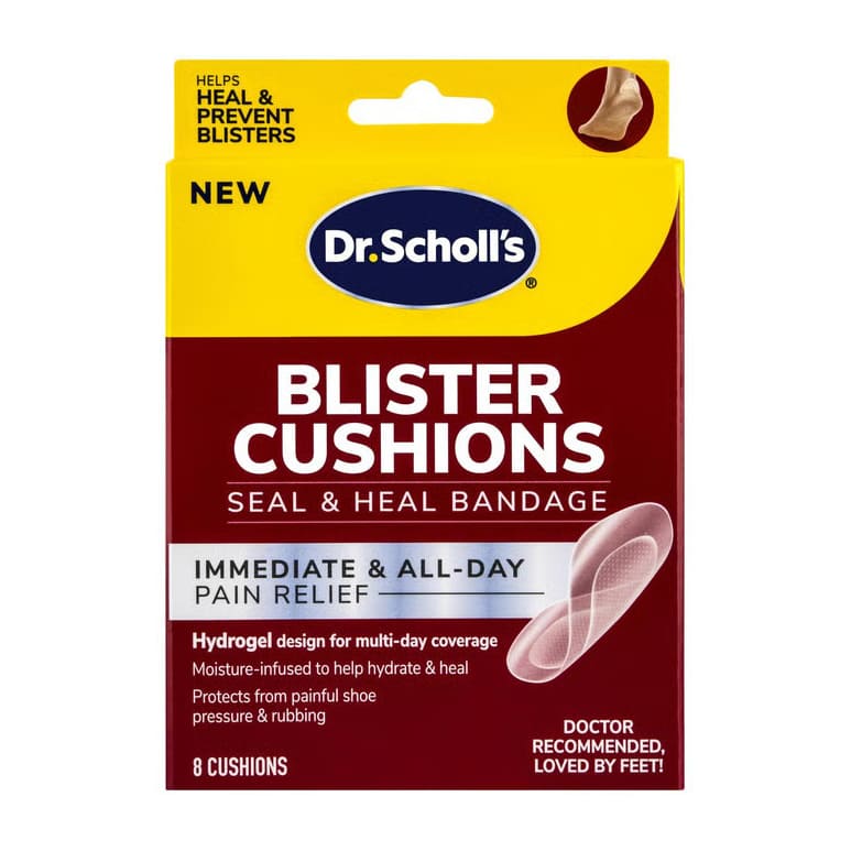 Dr.Scholl's Blister Cushions Seal & Heal Bandage with Hydrogel Technology - 8 Cushions - Bloom Pharmacy