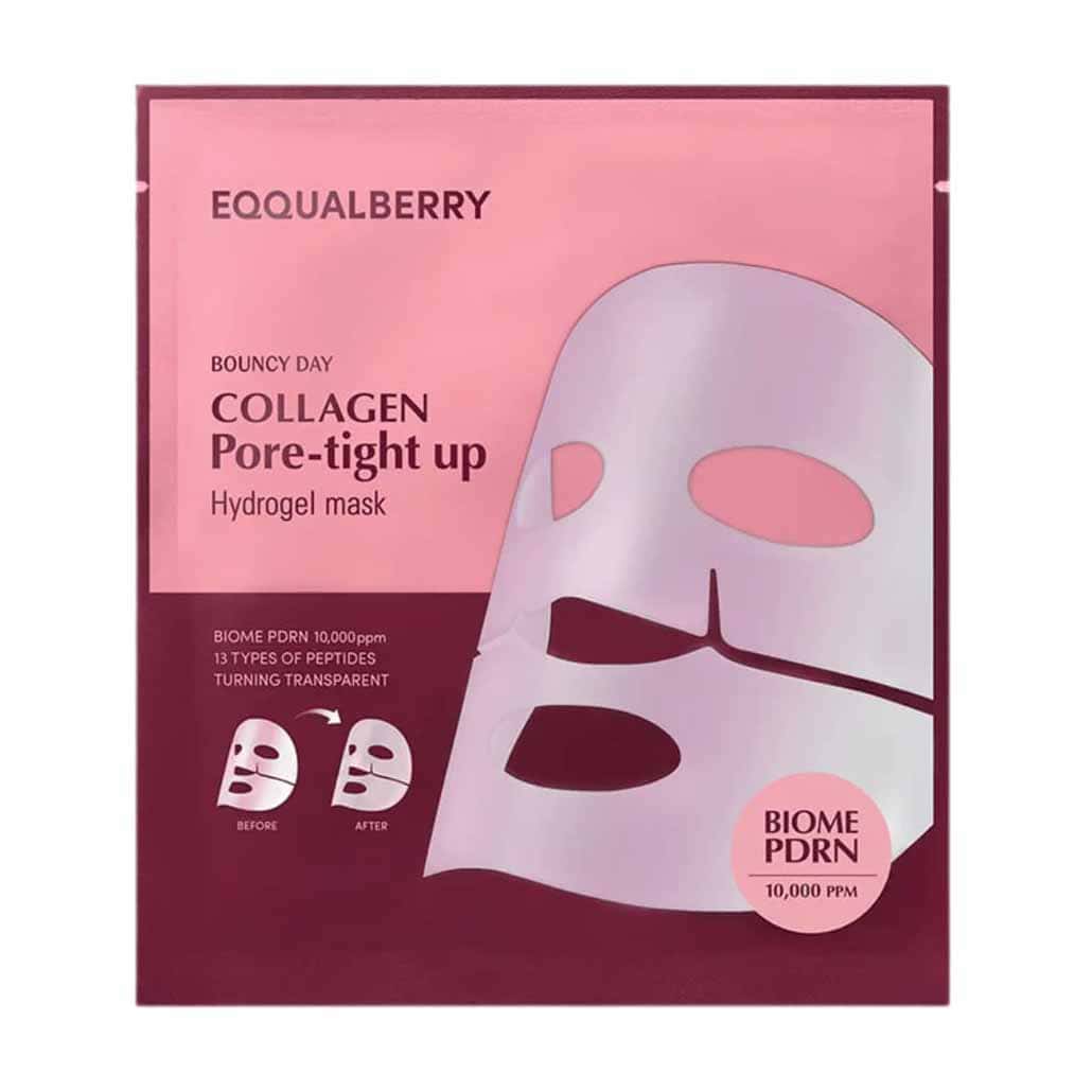 Eqqual Berry Collagen Pore Tight Up Hydrogel Sheet Mask - 1 Sheet - Bloom Pharmacy