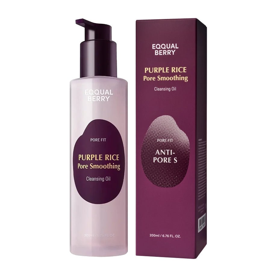 Eqqual Berry Purple Rice Pore Smoothing Cleansing Oil - 200ml - Bloom Pharmacy