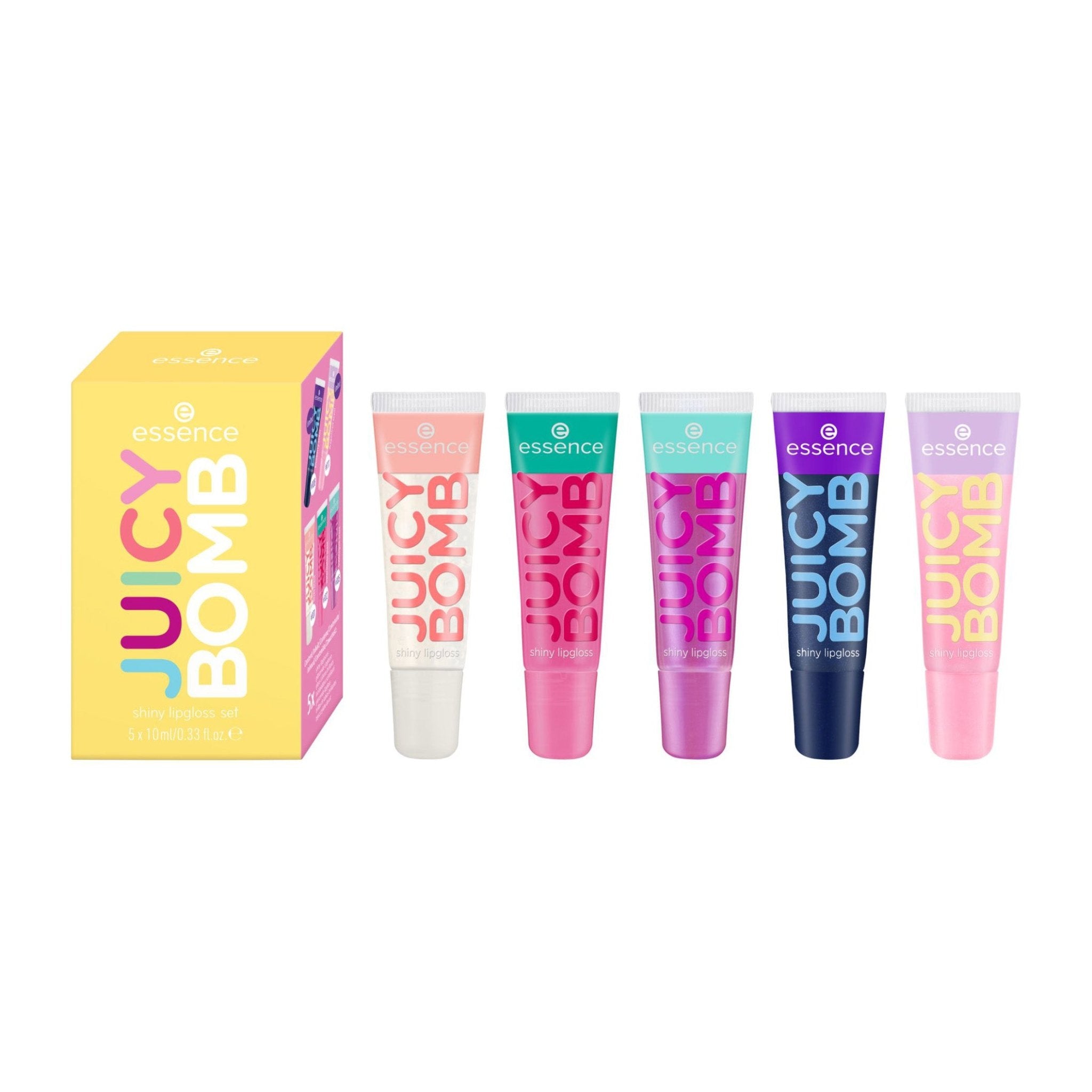 Essence Juicy Bomb Shiny Lip Gloss Set - 5 Pcs - Bloom Pharmacy