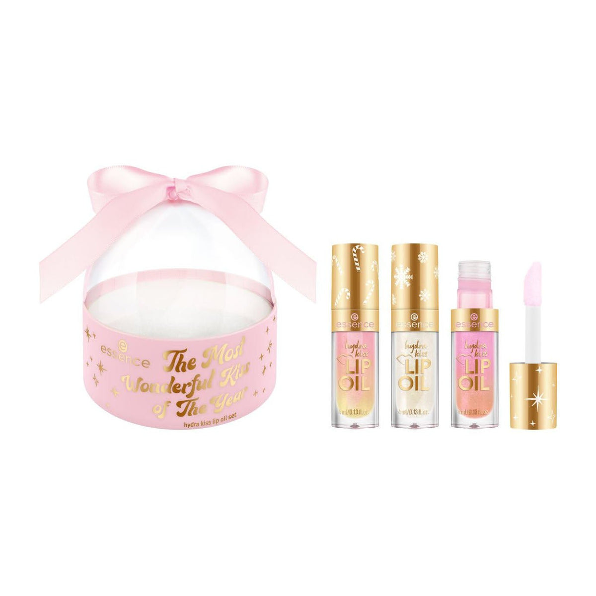 Essence The Most Wonderful Kiss of The Year Hydra Kiss Lip Oil Set - 3 Pcs - Bloom Pharmacy