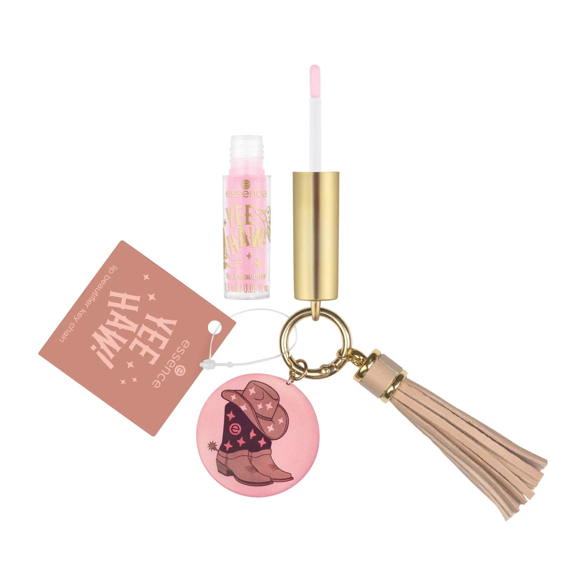 Essence Yee Haw Lip Beautifier Key Chain - 01 Boots On - 1.5ml - Bloom Pharmacy
