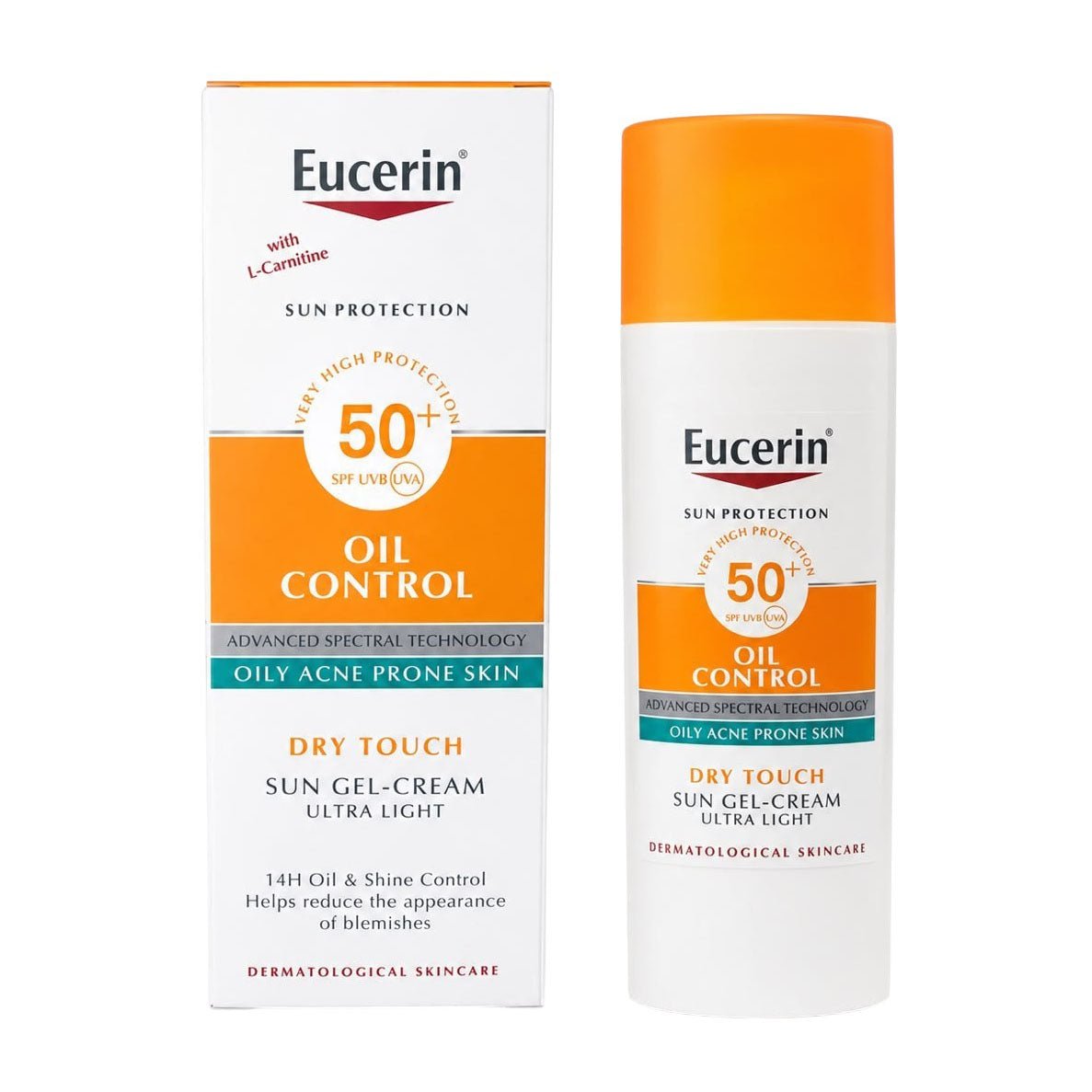 Eucerin Sun Protection Oil Control Dry Touch SPF 50+ Sun Gel-Cream - 50ml - Bloom Pharmacy