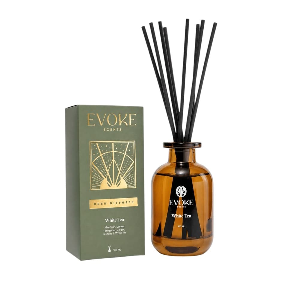 Evoke White Tea Reed Diffuser - 100ml - Bloom Pharmacy