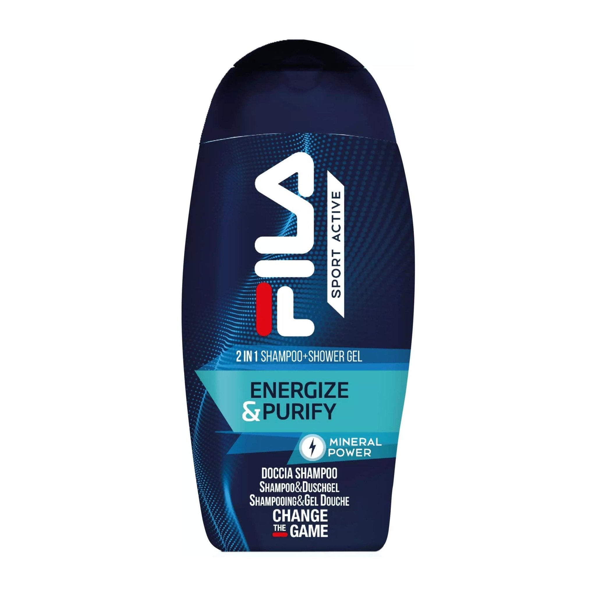 Fila Energize & Purity 2 In 1 Shampoo + Shower Gel - 250ml - Bloom Pharmacy
