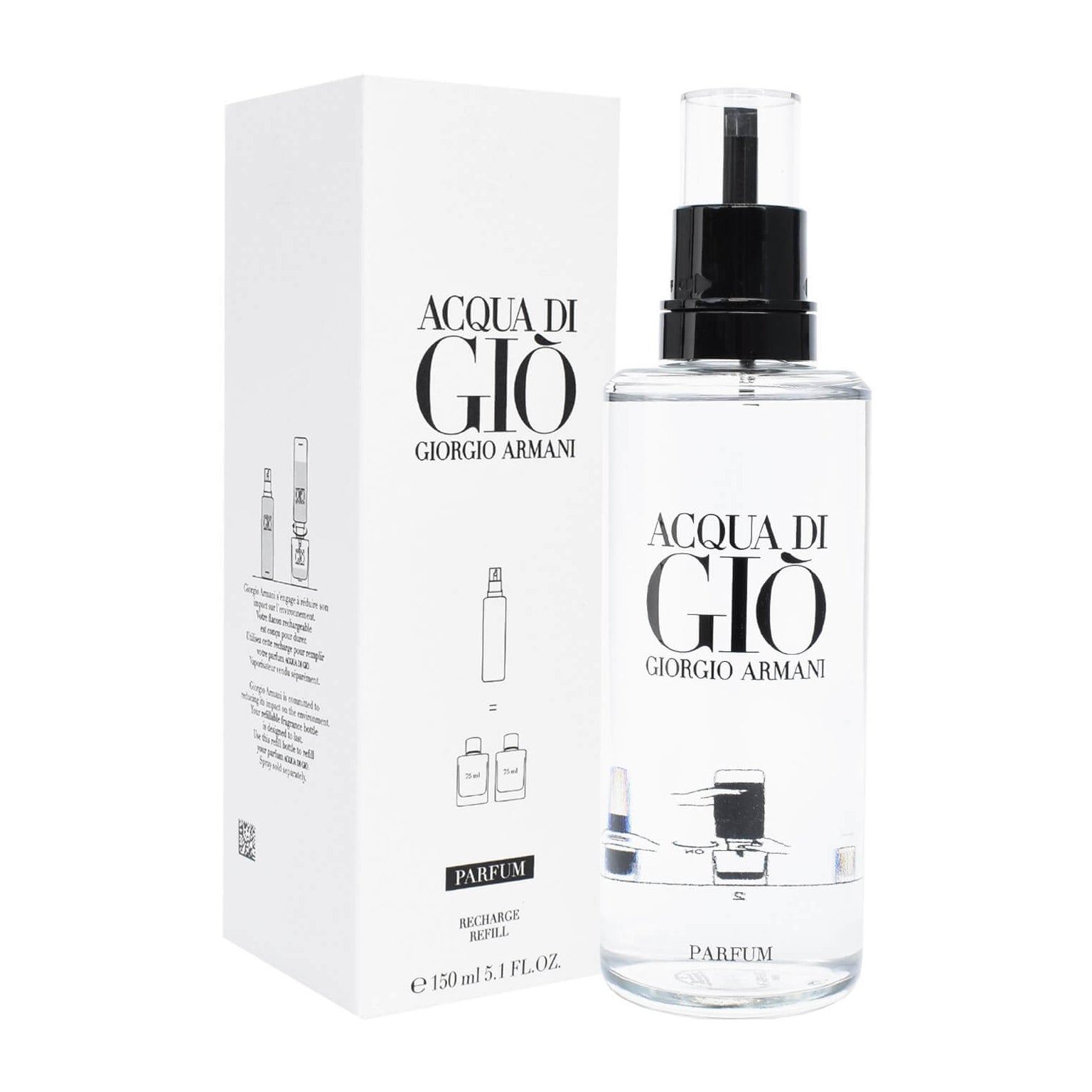Giorgio Armani Acqua Di Gio Refill Parfum For Men - 150ml - Bloom Pharmacy