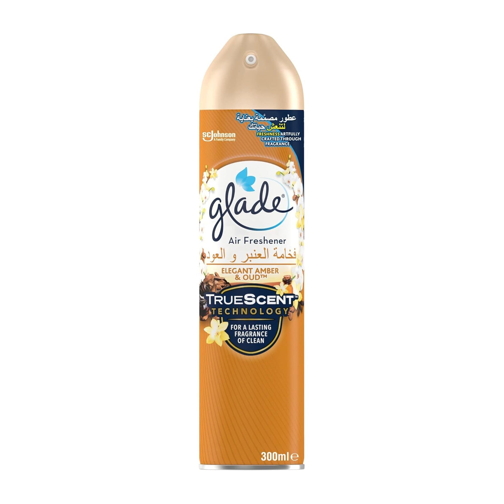 Glade Elegant Amber Oud Air Freshener Spray - 300ml - Bloom Pharmacy