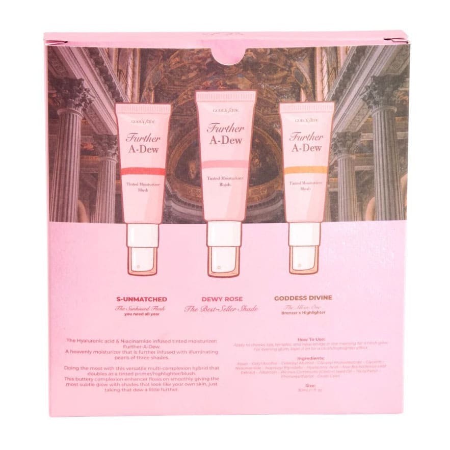Godly Pride Further A - Dew Tinted Moisturzer Set - 3 Pcs - Bloom Pharmacy