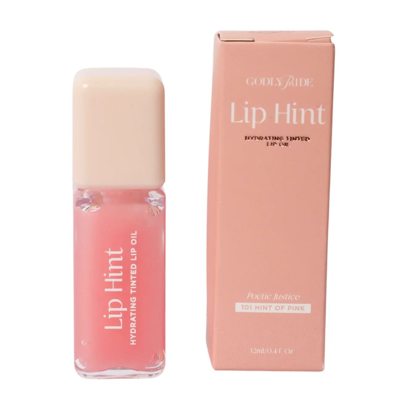Godly Pride Lip Hint Hydrating Tinted Lip Oil - 12ml - Bloom Pharmacy