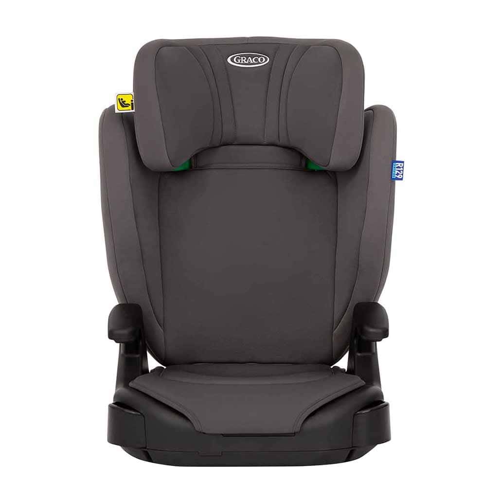 Graco Junior Maxi I - Size R129 Highback Booster Seat Approx. 3.5 To 12 Years - Iron - Bloom Pharmacy