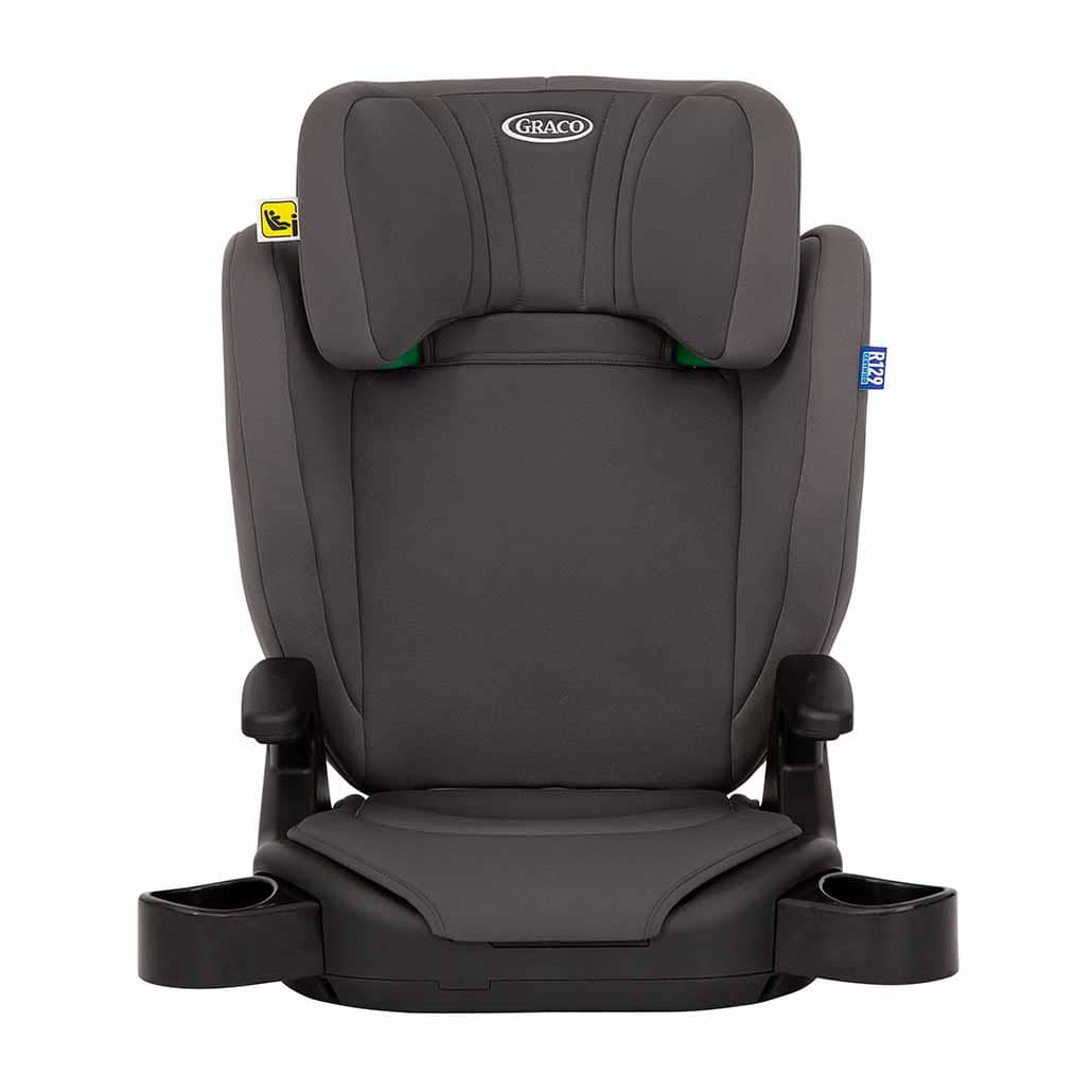 Graco Junior Maxi I - Size R129 Highback Booster Seat Approx. 3.5 To 12 Years - Iron - Bloom Pharmacy