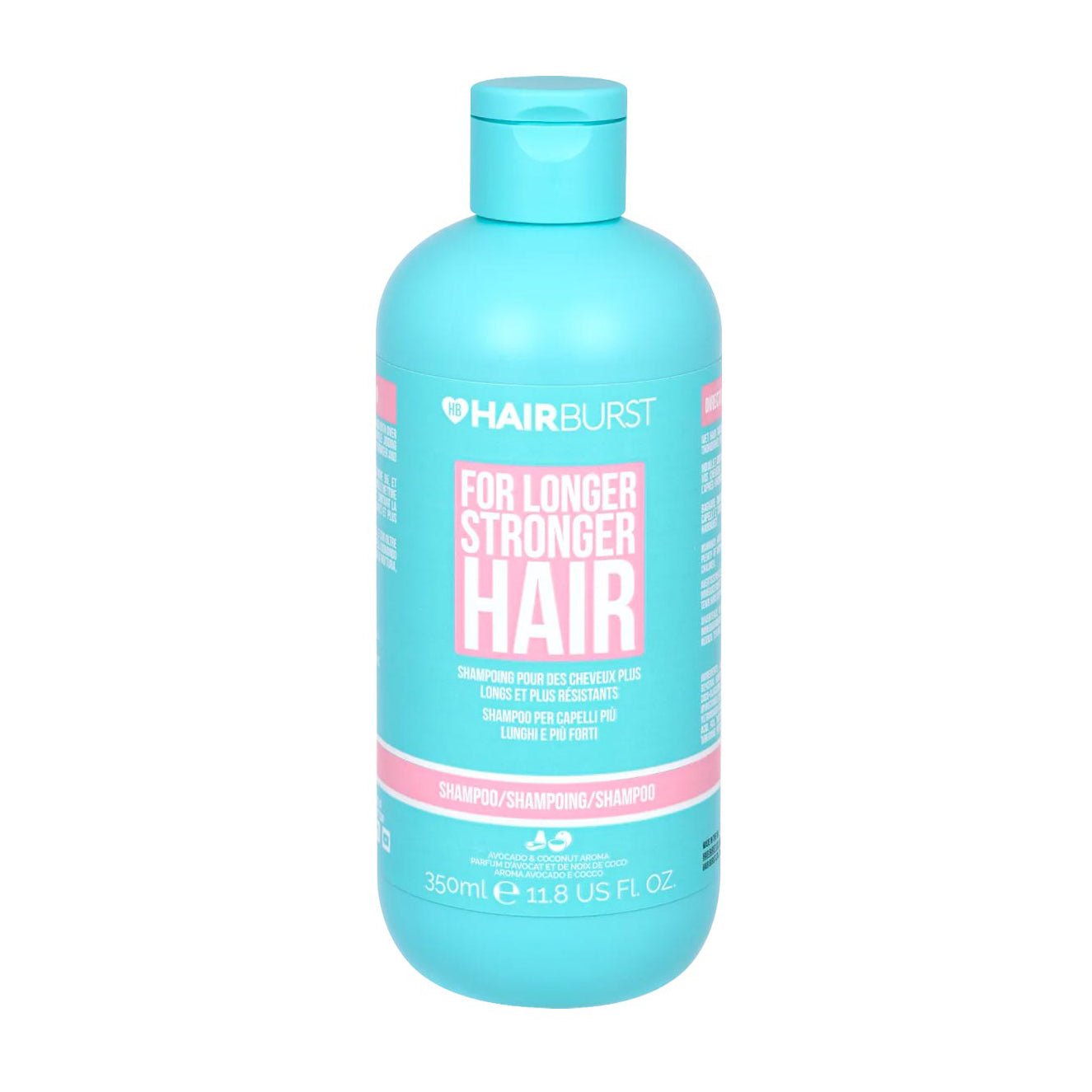 Hair Burst For Longer Stronger Hair Avocado & Coconut Shampoo - 350ml - Bloom Pharmacy
