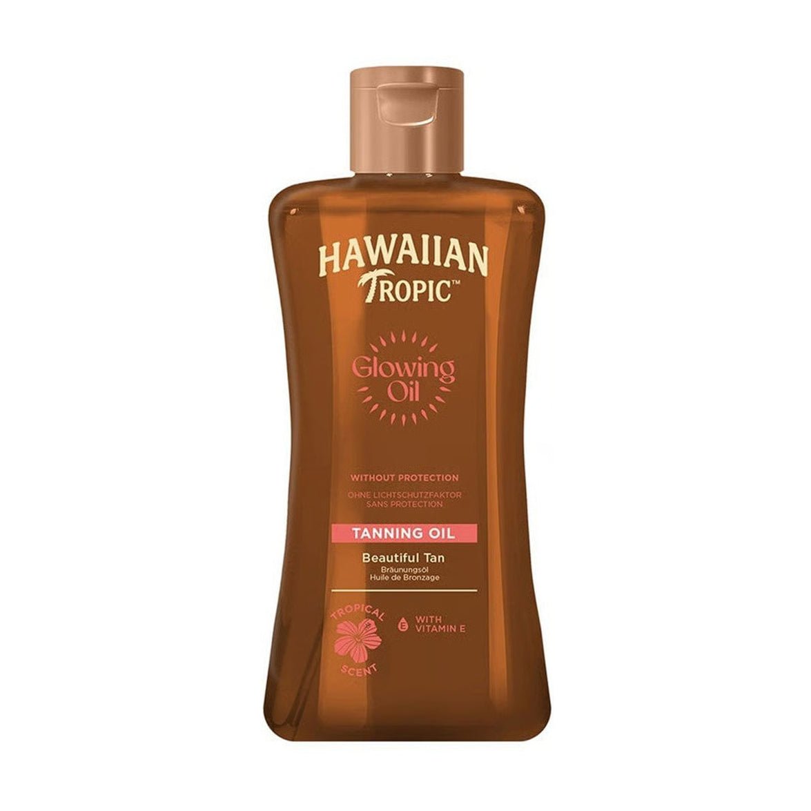 Hawaiian Tropic Glowing Oil Tanning Oil - 200ml - Bloom Pharmacy