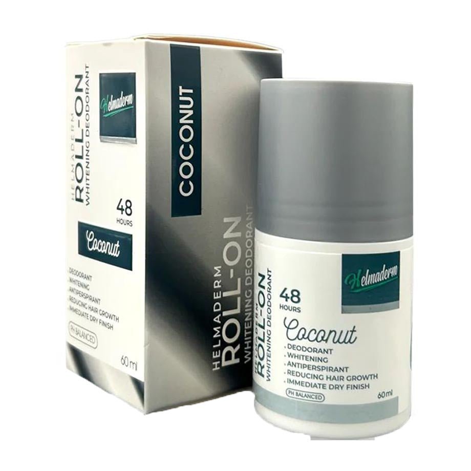 Helmaderm Coconut Whitening Roll On Deodorant - 60ml - Bloom Pharmacy