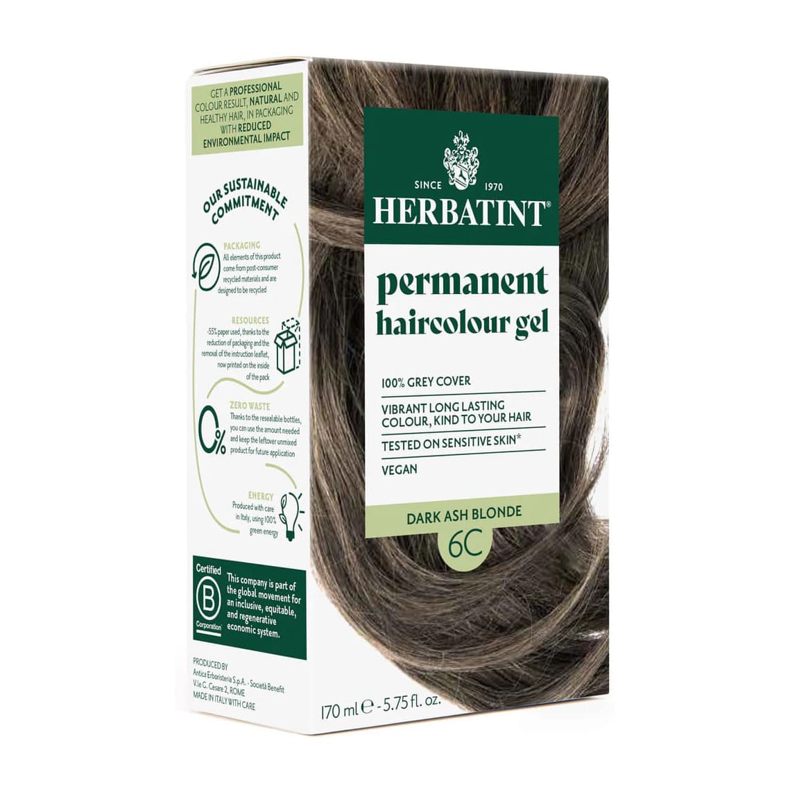Herbatint Permanent Haircolour Gel - 170ml - Bloom Pharmacy
