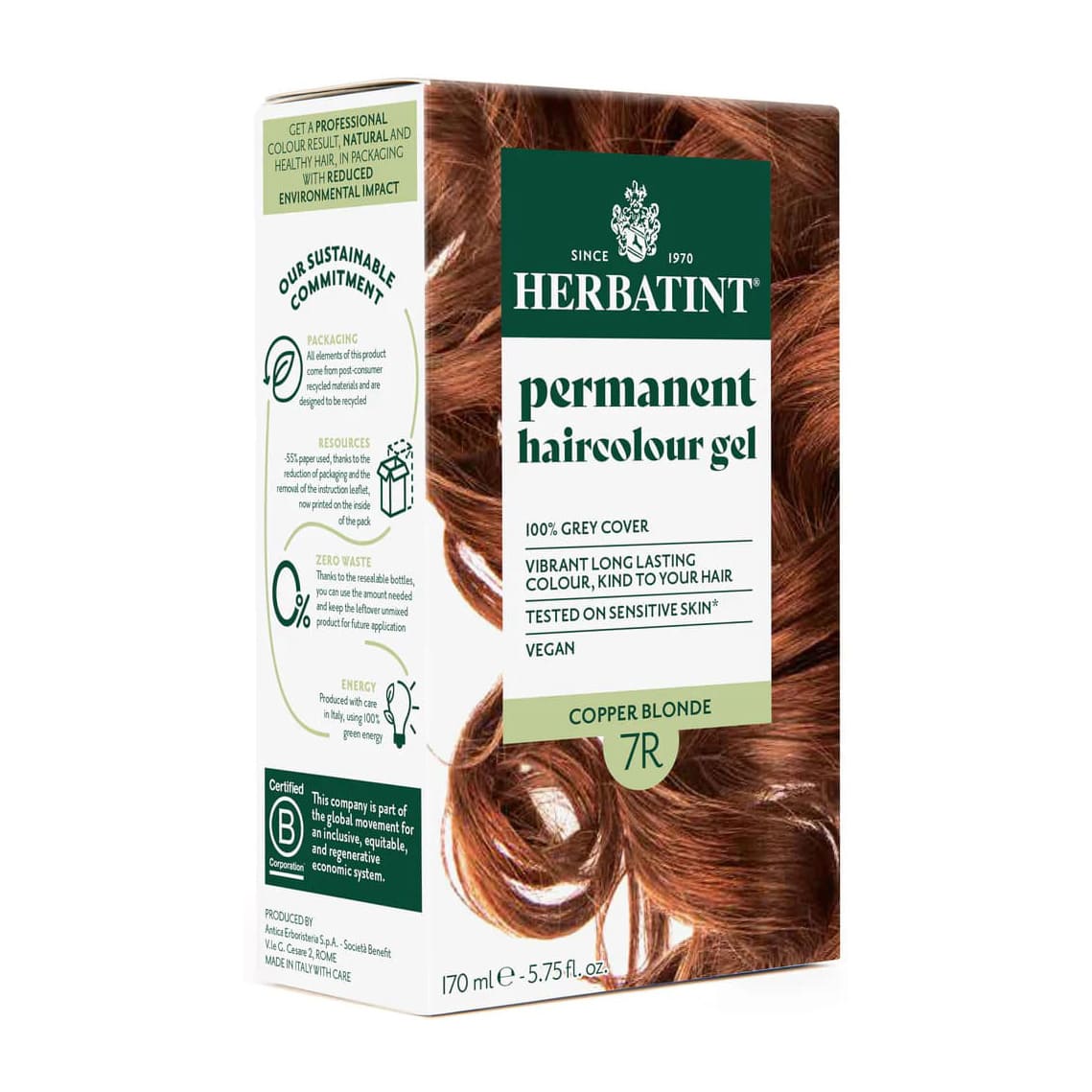 Herbatint Permanent Haircolour Gel - 170ml - Bloom Pharmacy