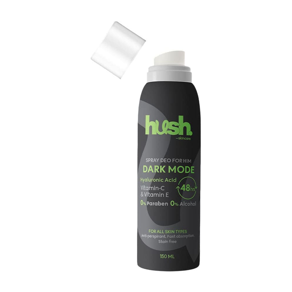 Hush Dark Mode Deodrant Spray - 150ml - Bloom Pharmacy