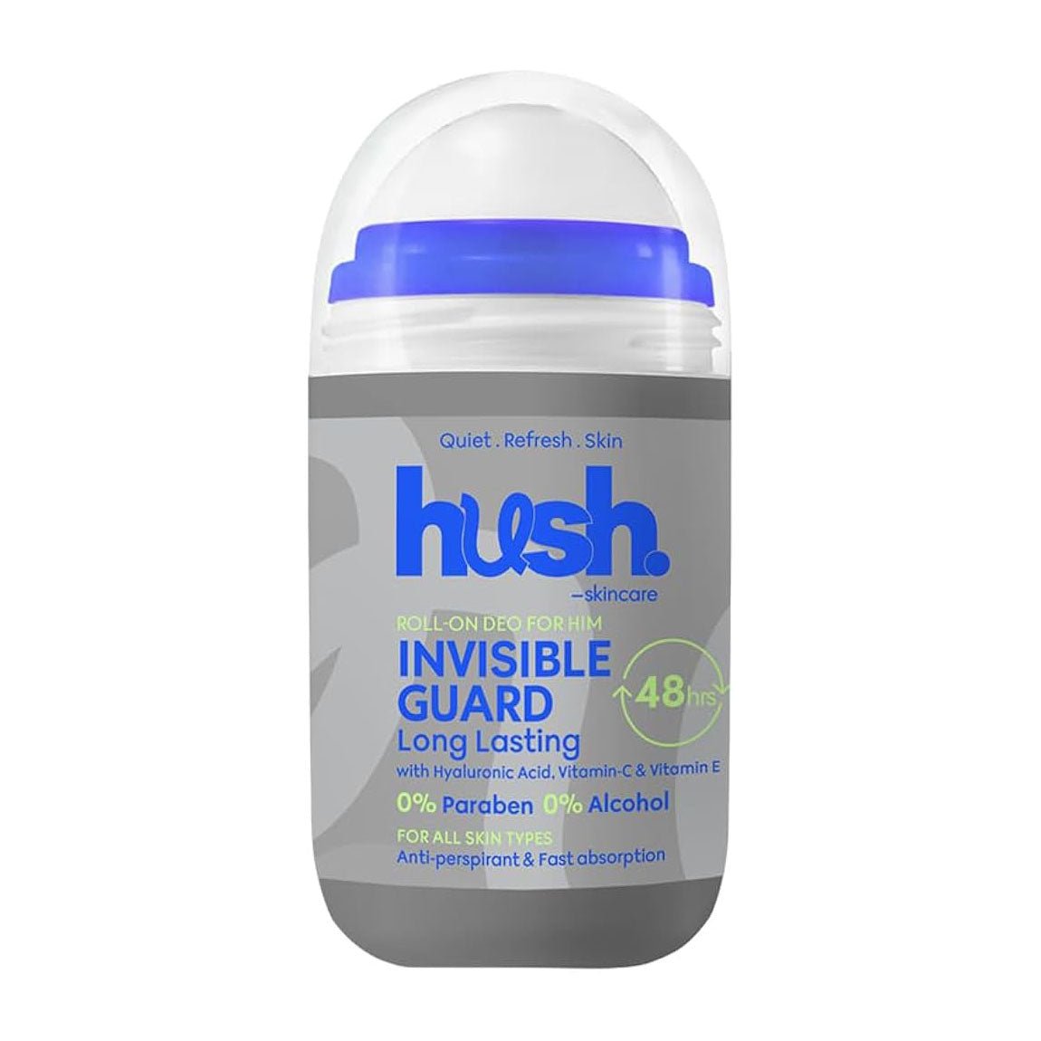 Hush Invisible Guard Deodorant Roll On - 50ml - Bloom Pharmacy
