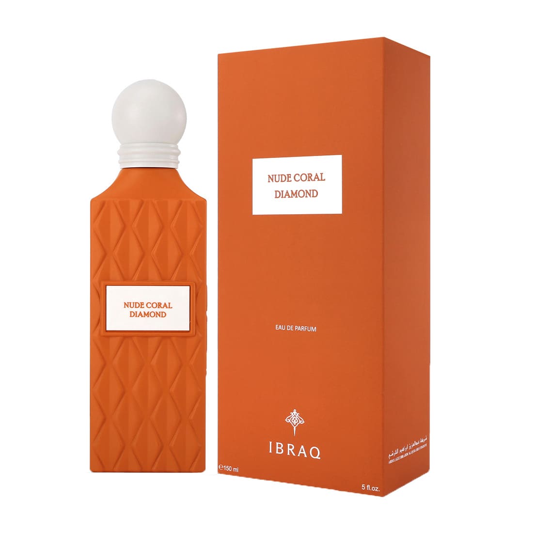 Ibraq Nude Coral Diamond EDP Unisex - 150ml - Bloom Pharmacy
