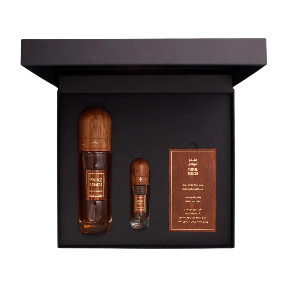 Ibraq Vintage Tobacco Extrait De Parfum Unisex Gift Set - Bloom Pharmacy