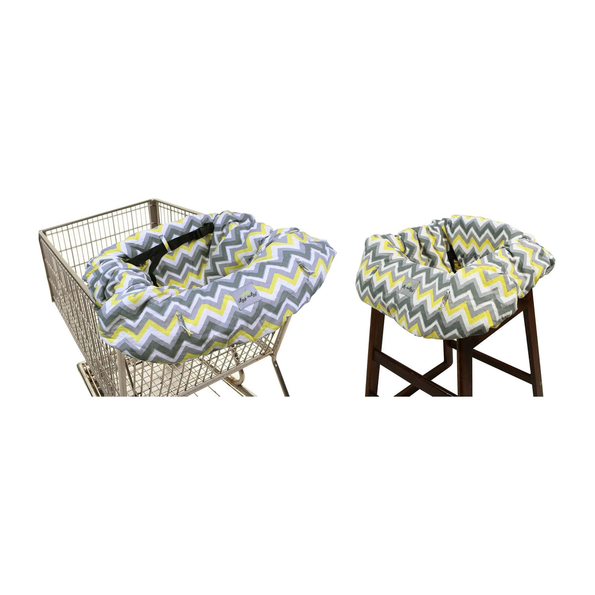 Itzy Ritzy Ritzy Sitzy Shopping Cart & HighChair Cover - Sunshine Chevron - Bloom Pharmacy