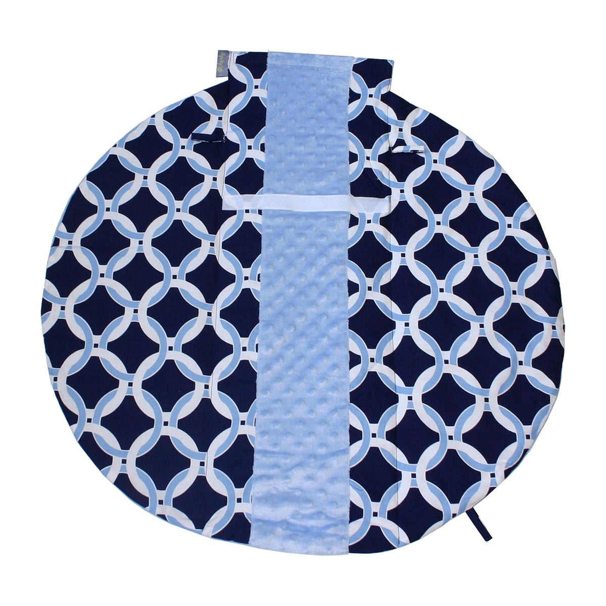 Itzy Ritzy Wrap & Roll Infant Carrier Arm Pad & Tummy Time Mat - Blue - Bloom Pharmacy