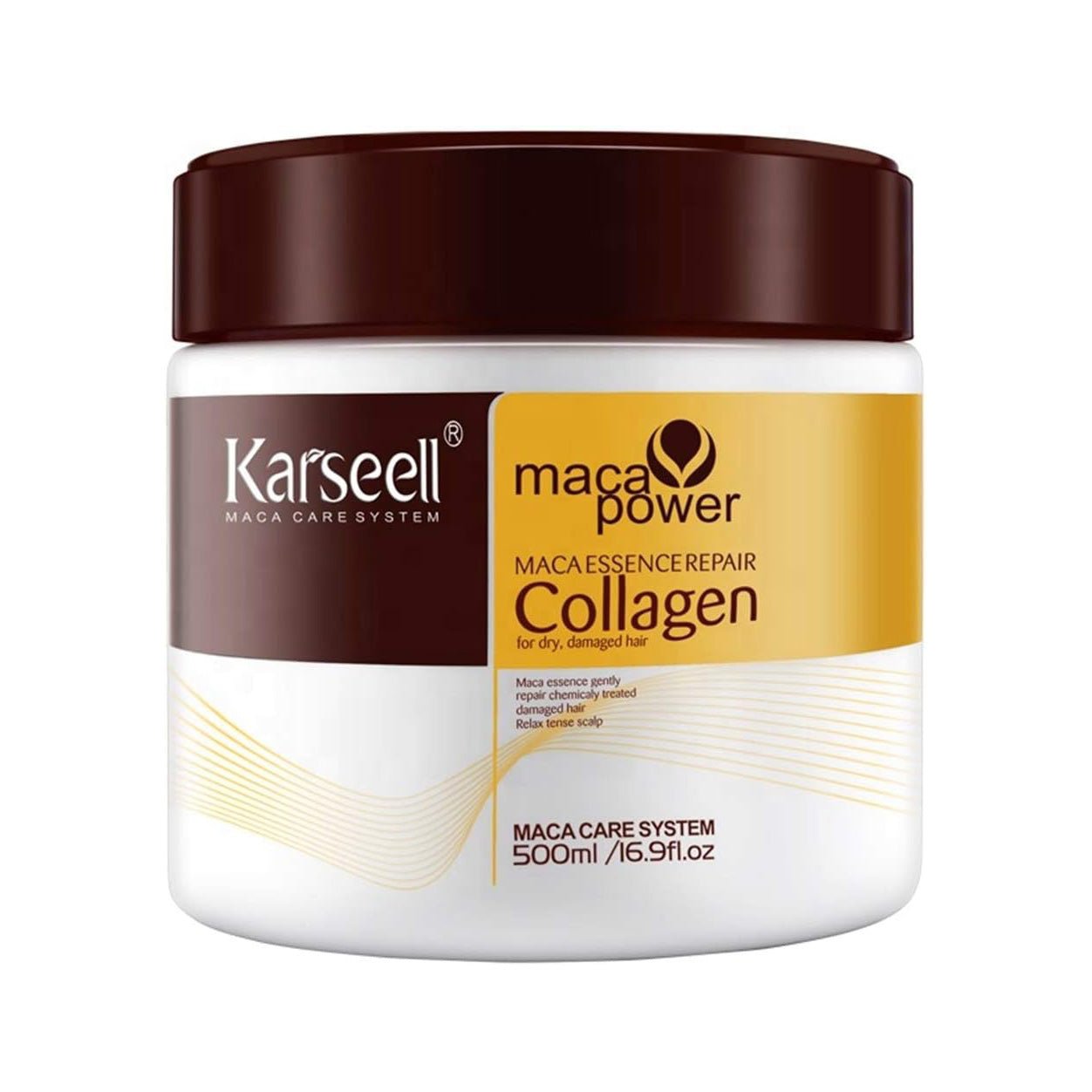 Karseell Maca power Essence Repair Collagen Hair Mask - 500ml - Bloom Pharmacy