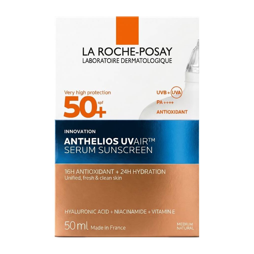 La Roche-Posay Anthelios Uv Air Tinted Medium Natural SPF 50+ Sunscreen Serum - 50ml - Bloom Pharmacy