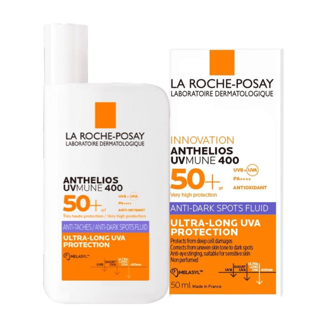 La Roche - Posay Anthelios Uvmune SPF50+ Anti - Dark Spots Fluid - 50ml - Bloom Pharmacy