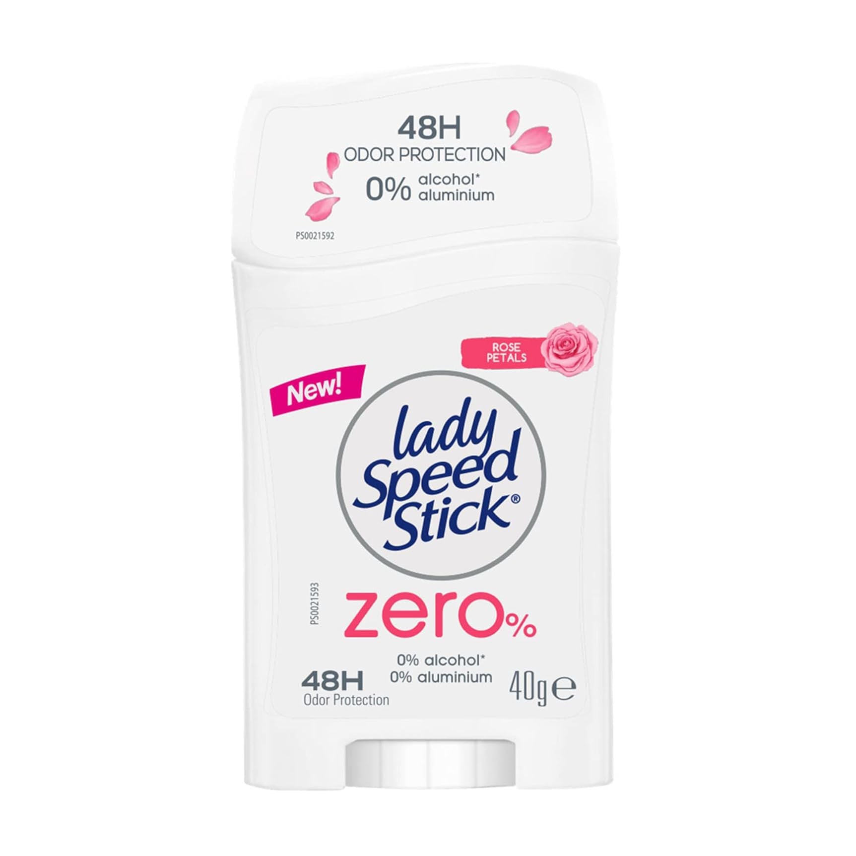 Lady Speed Stick Zero% 48H Rose Petals Deodorant Stick - 40gm - Bloom Pharmacy